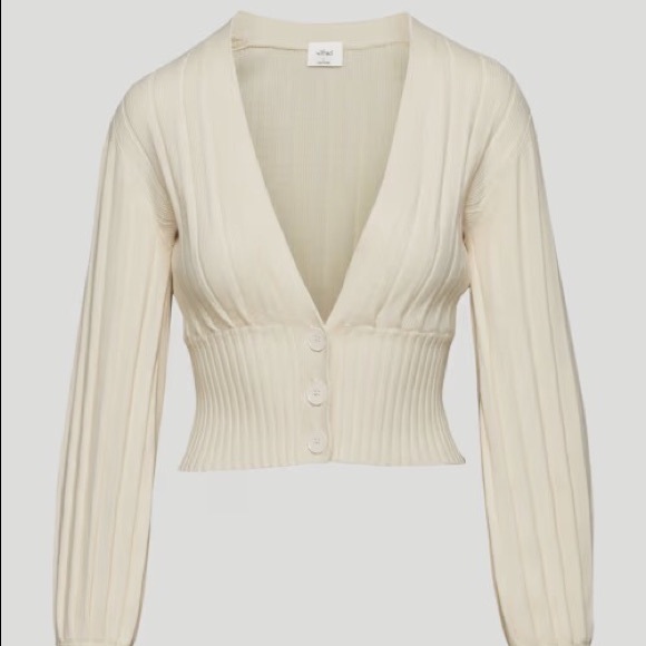Aritzia Wilfred Plunge Front Cardigan XS - Picture 1 of 6